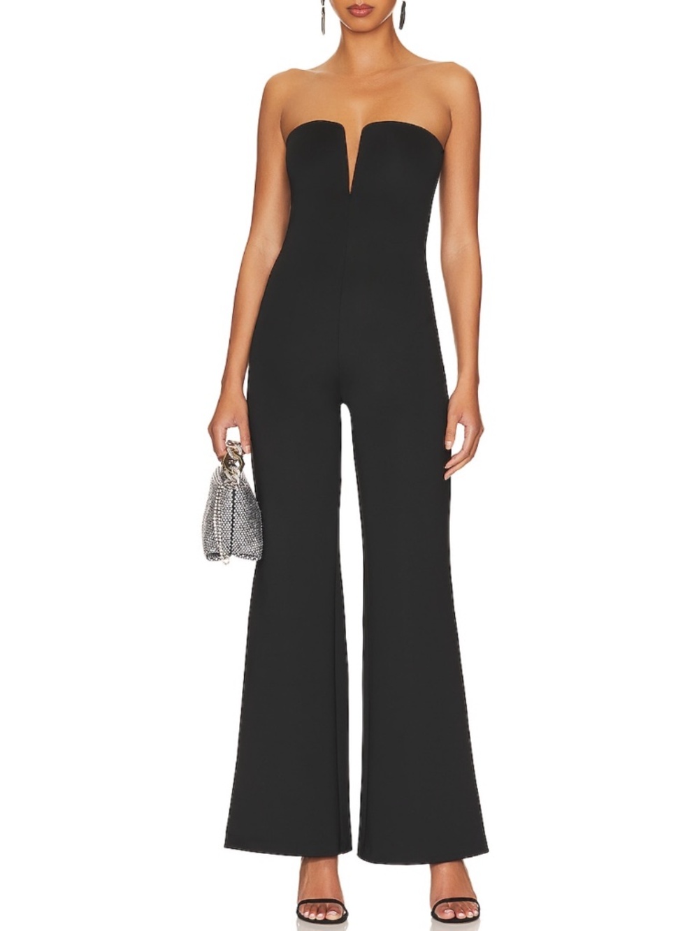 Good American strapless scuba jumpsuit